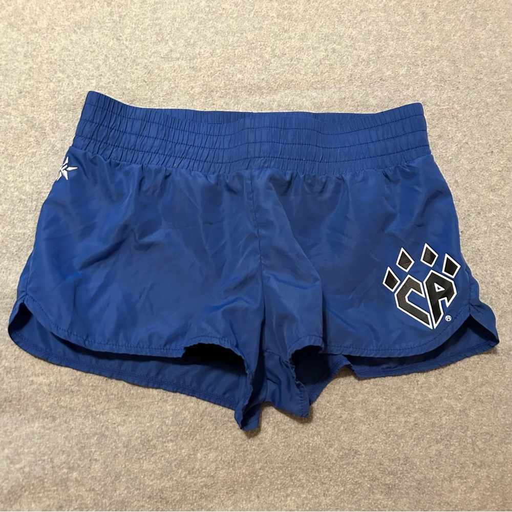 Cheer Athletics Shorts By Rebel Athletic Size Youth XL Blue Built In Liner